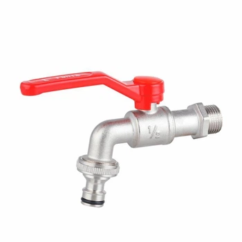Кран шаровой для полива Thermo Alliance незамерзающий 1/2" для сада водяной кран для шланга (601238)