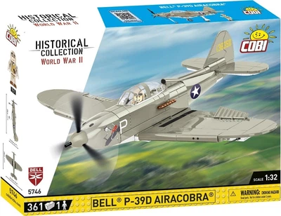 Klocki konstrukcyjne Cobi WWII Bell P-39D Airacobra 361 element (5902251057466)