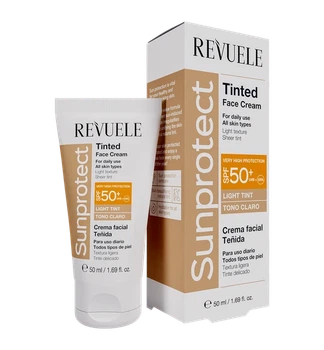 Крем для лица тональный – Светлый оттенок SPF50+ Revuele 50 мл