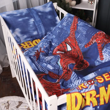 Комплект постільної білизни MirSon Бязь 17-0700 Spider-Man 143 x 210 см (2200010457254)