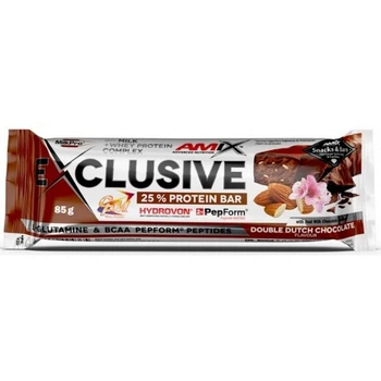 Протеїновий батончик Amix Exclusive 25% Protein Bar Double Dutch Chocolate 85 г