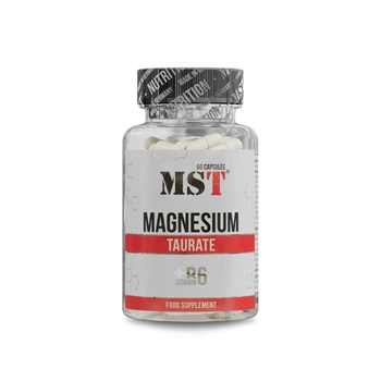 Магний таурат и витамин В6 MST Magnesium Taurate with B6 60 капсул