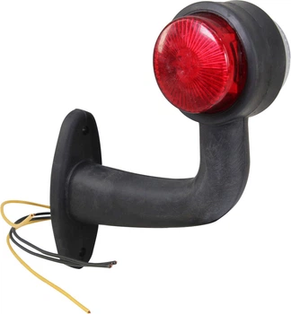 Ліхтар габаритний ріжок (Yuceplast) LED 12-24V вигнутий середній правий YP-145R