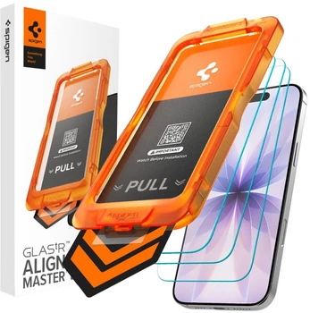 Захисне скло Spigen ALM Glas.Tr Slim 3-PACK для Apple iPhone 17 Clear (8800283316162)