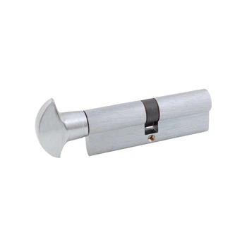 Цилиндр Securemme 3200PCS45451X5 К2 с ручкой 45/45 мм хром матовый