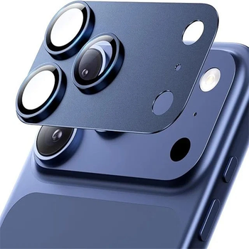 Защитное стекло DK для Apple iPhone 17 Pro Max | на камеру Metal Armor (023229) (deep blue)