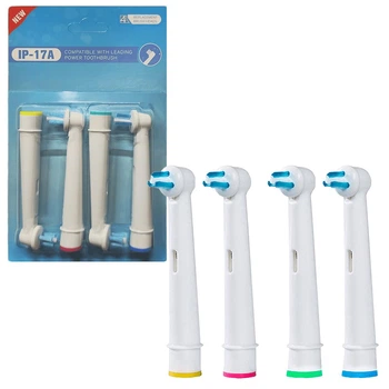 Насадка для електричної зубної щітки Oral-B Power Tip Care IP-17A для брекетів 4 шт