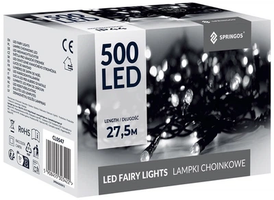 Новогодняя гирлянда Springos 500 LED 25 м (5908455303422)