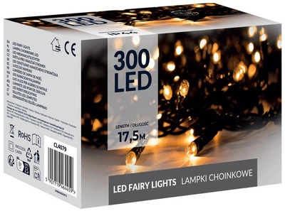 Новорічна гірлянда Springos 300 LED 17.5 м (5907719464459)