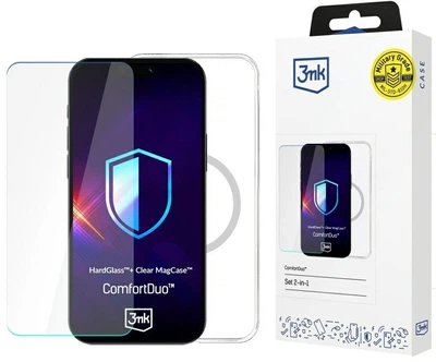 Панель 3MK ComfortDuo Clear MagCase для Apple iPhone 17 Pro Max Clear (5903108672047)