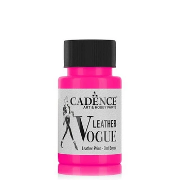 Краска акриловая для кожи Cadence Vogue Leather Phosphorus, LVF03 Розовый фосфорный, 50 мл (01 196 0003 0050)
