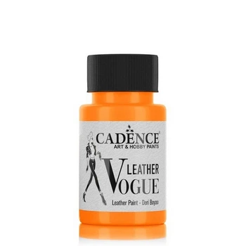 Краска акриловая для кожи Cadence Vogue Leather Phosphorus, LVF02 Оранжевый фосфорный, 50 мл (01 196 0002 0050)