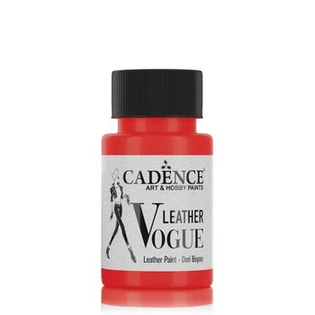 Краска акриловая для кожи Cadence Vogue Leather, LV04 Красный, 50 мл (01 194 0004 0050)