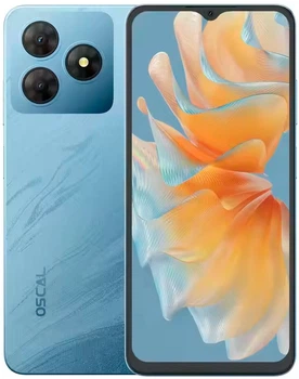 Мобільний телефон Oscal Flat 2 4/128GB Glacier Blue