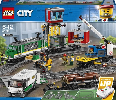 Zestaw klocków LEGO City Pociąg towarowy 1226 elementów (60198) (955555914859267) - Outlet
