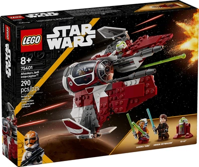 Zestaw klocków LEGO Star Wars Interceptor Jedi Ahsoki 290 elementów (75401) (955555914957475) - Outlet