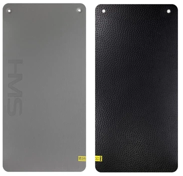 Mata fitness klubowa z otworami HMS Premium MFK02 120 x 60 x 2 cm Szaro-Czarna (5907695531763) (955555913500896) - Outlet