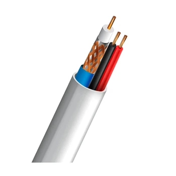 Кабель коаксиальный SL-59+2*0.5 CU 0.8mm Indoor ОS-структура Trinix 305m (35-00042)