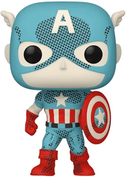 Фігурка Funko POP! Marvel Капітан Америка Retro Reimagined 10 см FNK77488 (889698774888)