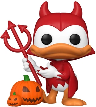 Фігурка Funko POP! Disney Диявол Дональд з гарбузом 10 см FNK77398 (889698773980)