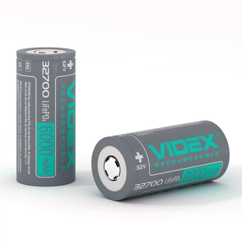 Аккумулятор Videx LiFePO4 32700 (без защиты) 6000mAh bulk/1pc
