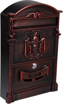 Skrzynka na listy Haushalt PW-550ALAB 25.6 x 8.7 x 41 cm Mosiężna (4772013075868)