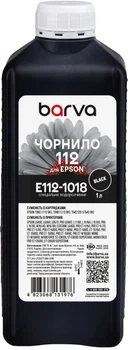 Чернила Barva для Epson 112 BK Special Water Soluble 1 л Black (E112-1018)