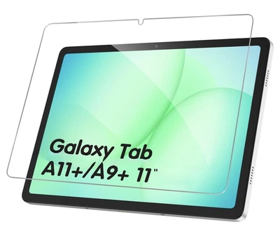 Защитное стекло на экран для планшета Samsung Galaxy Tab A11+ Plus 11" SM-X236, SM-X230 / Tab A9+ Plus 11" SM-X216, SM-X210 (прозрачное / 2D кромка)