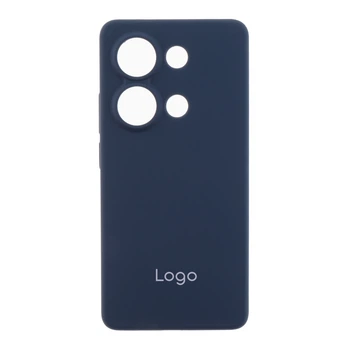 Чохол-накладка Liquid Silicone (AA) із захистом на камеру для Samsung Galaxy S25 Edge 5G Dark Blue