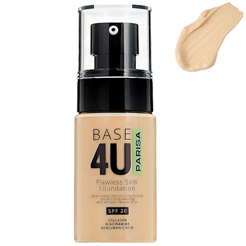 Тональный крем с коллагеном и витамином B3 Parisa Base 4U 60ml № 13