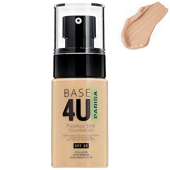 Тональный крем с коллагеном и витамином B3 Parisa Base 4U 60ml № 23