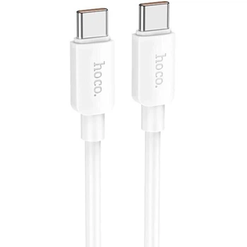 USB кабель для быстрой зарядки HOCO X96 Type-C / Type-C 100W 1 м Белый