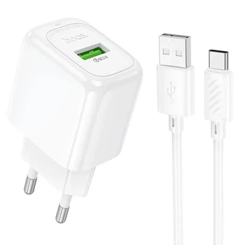 Сетевое зарядное устройство Hoco CS52A Type-C QC 3.0 18W (1×USB, 3.0A) Белый