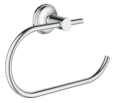 Держатель для туалетной бумаги Grohe нержавеющая сталь 114х183х50 мм стальной хромированный глянцевый (607995)