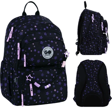Рюкзак школьный GoPack Education Stars 42x30x19.5 см 14 л (GO26-120M-1)