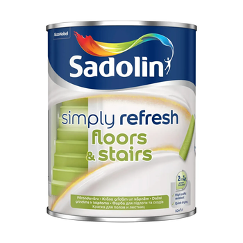 Краска для пола и лестницы 2 в 1 полуматовая Sadolin Simply Refresh Floor&Stairs Бесцветный BC 0.84л