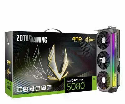 Видеокарта игровая (2026) Zotac GeForce RTX 5080 AMP Extreme Infinity 16GB GDDR7 DLSS4