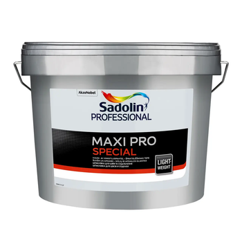 Шпаклевка для швов и отделки интерьерная Sadolin Professional Maxi Pro Special Светло-серый 10л