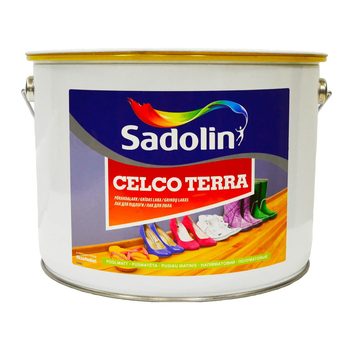 Лак для пола уретаново-алкидный полуматовый Sadolin Celco Terra 1л
