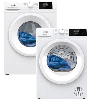 Комплект машин Gorenje Пральна WNGPI61SBS + Сушильна D2HNE7E