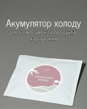 Гелевый аккумулятор холода 250 (г) для термосумок до 5 (л) из оксо-биоразлагаемого полиэтилена / многоразовый холодоагент с температурой 2–8 °C
