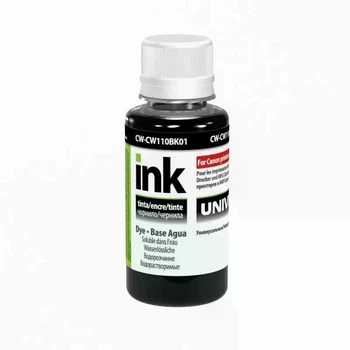 Краска для принтера чорнило ColorWay for Canon Universal 100g Black (CW-CW110BK01) водорозчинне чорного кольору 100 мл