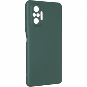 Чехол Fiji Full Soft Premium для Xiaomi Redmi Note 10 Pro силикон бампер Dark Green