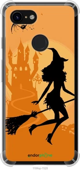 Чехол на Google Pixel 3 Ведьма на метле "1184sp-1528-70447"