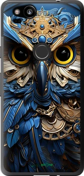 Чехол на Google Pixel 2 Сова v2 "5649t-1075-70447"
