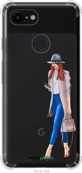 Чехол на Google Pixel 3 Девушка 1 "4751sp-1528-70447"