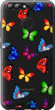 Чехол на Huawei Nova 2 Красочные мотыльки "4761t-1021-70447"