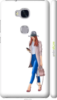 Чохол Huawei Honor 5X Дівчина 1 "4751m-176-70447"