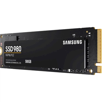 Накопичувач SSD Samsung 980 M.2 2280 500GB R 3100 MB/s W 2600 MB/s Black (MZ-V8V500BW)