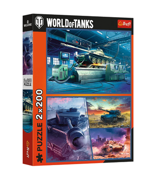 Пазл World of Tanks: Бронированная миссия - 2х200 элементов Trefl 13346
